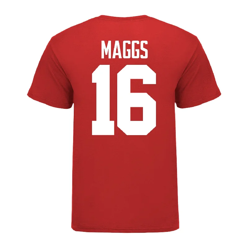 Ohio State Buckeyes Mason Maggs #16 Student Athlete Football T-Shirt