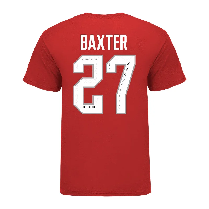 Ohio State Buckeyes #27 Jordan Baxter Student Athlete Women's Hockey T-Shirt