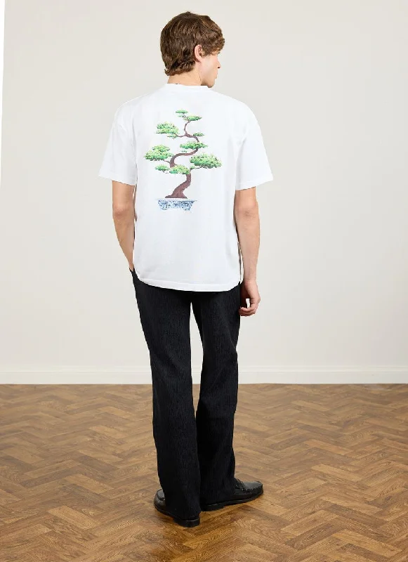 Bonsai Tree Oversized T Shirt | Organic Cotton | White