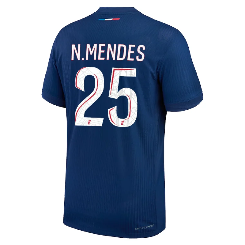 Nike Paris Saint-Germain Match Authentic Nuno Mendes Home Jersey 24/25 (Midnight Navy/White)