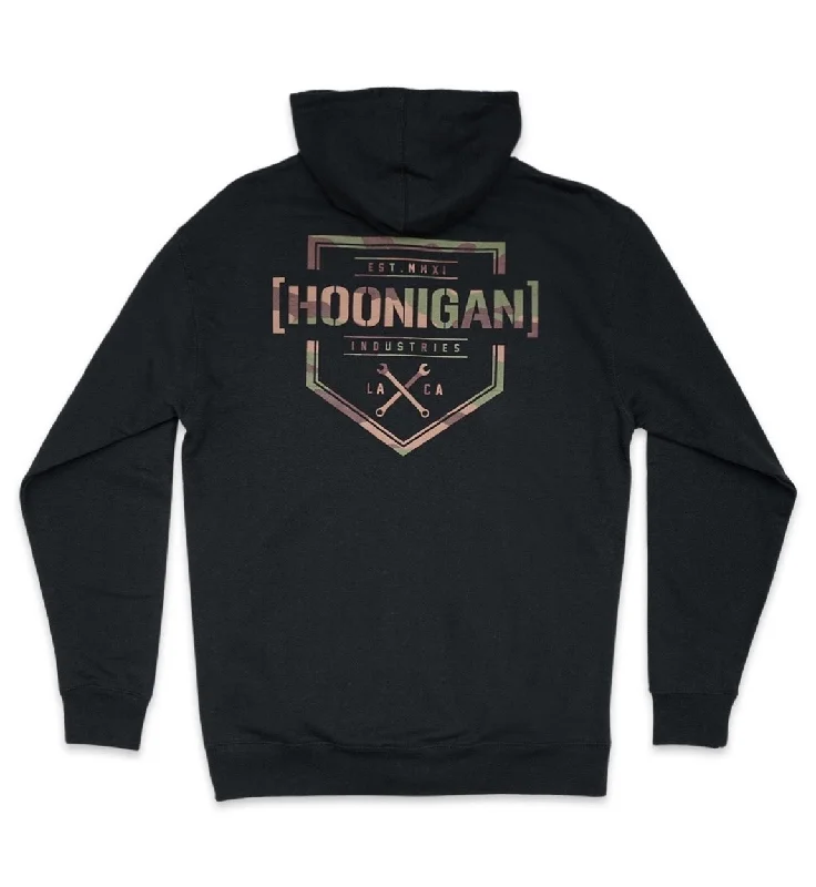 Hoonigan COVERT CAMO BRACKET X LOGO Zip Hoodie