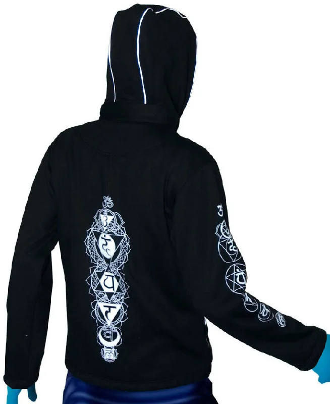 Morph Jacket Round Hood: Glo Chakra