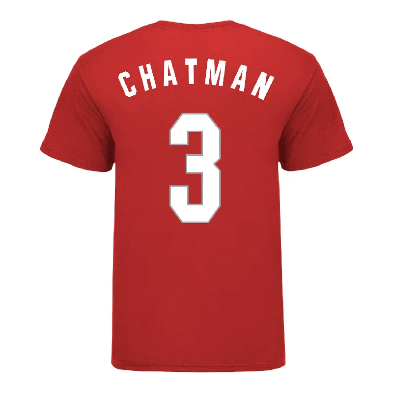 Ohio State Buckeyes Men's Basketball Student Athlete #3 Taison Chatman T-Shirt