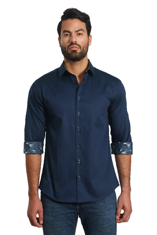 Navy Long Sleeve Shirt Th-2865