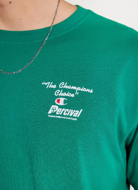 Mascot Oversized T Shirt | Champion and Percival | Green