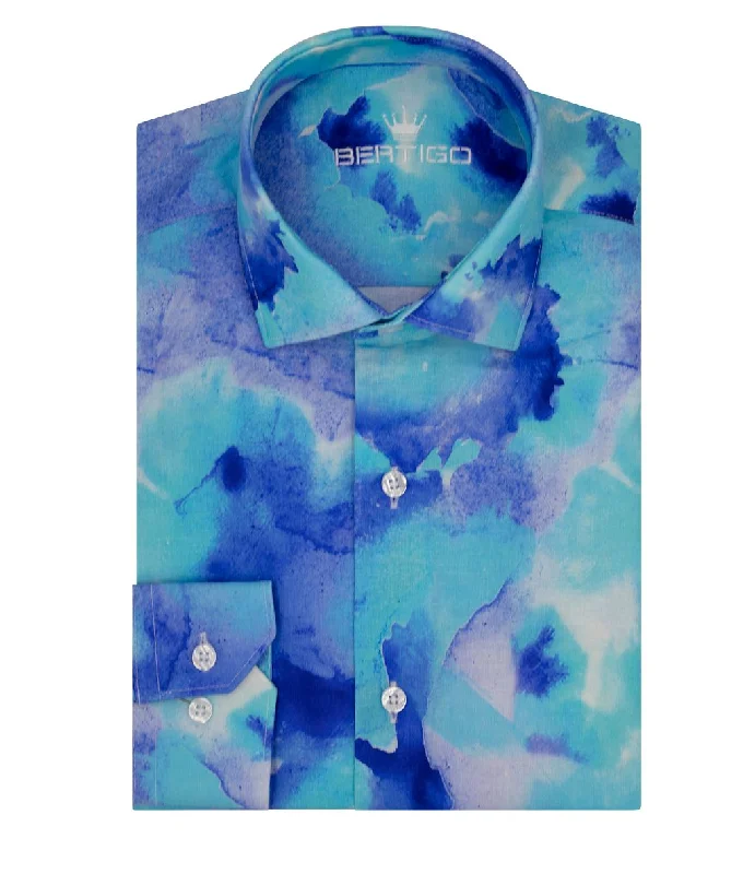 Bertigo Shirt  | SANTIAGO WATERCOLOR SHIRT