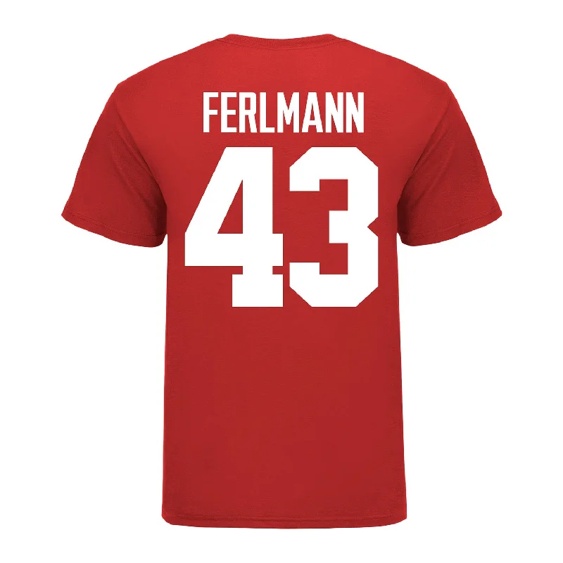 Ohio State Buckeyes John Ferlmann #43 Student Athlete Football T-Shirt