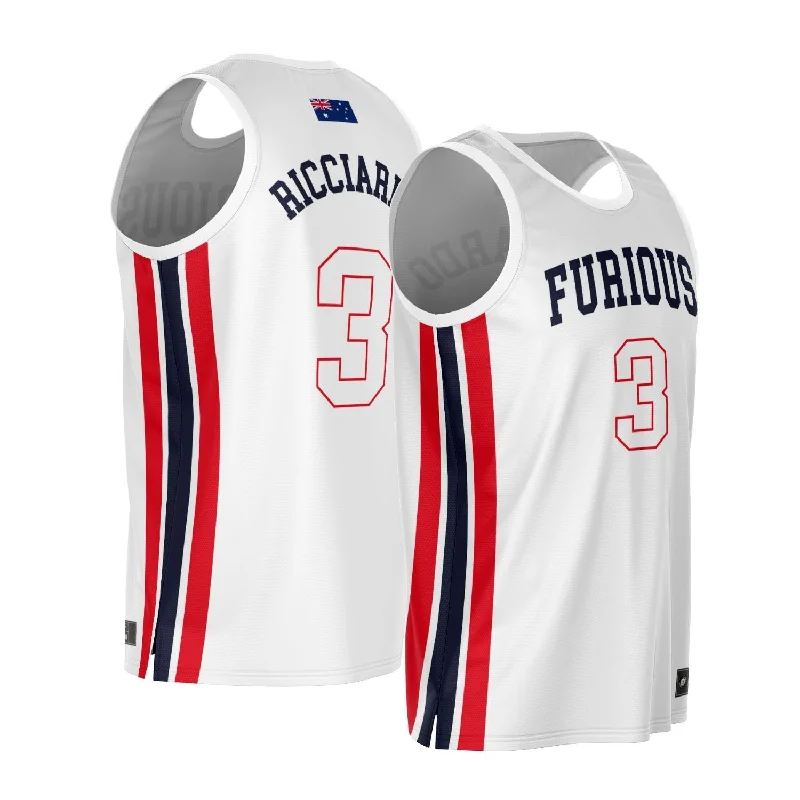 Ricciardo - Home White Classic Edition Jersey