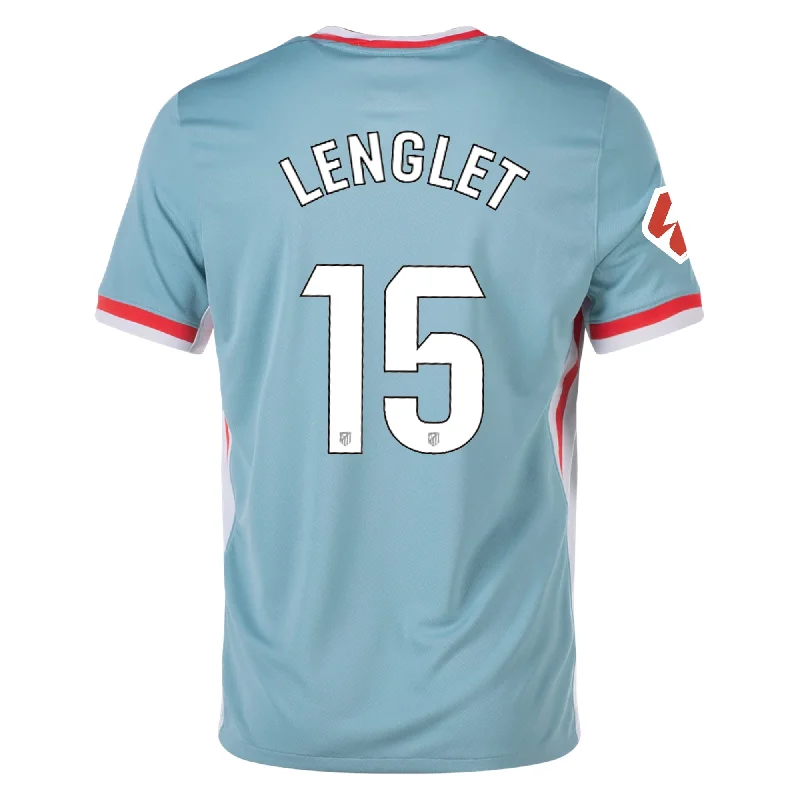 Nike Atletico Madrid Clément Lenglet Away Jersey w/ La Liga Patch 24/25 (Cannon/Phantom/Light Crimson)