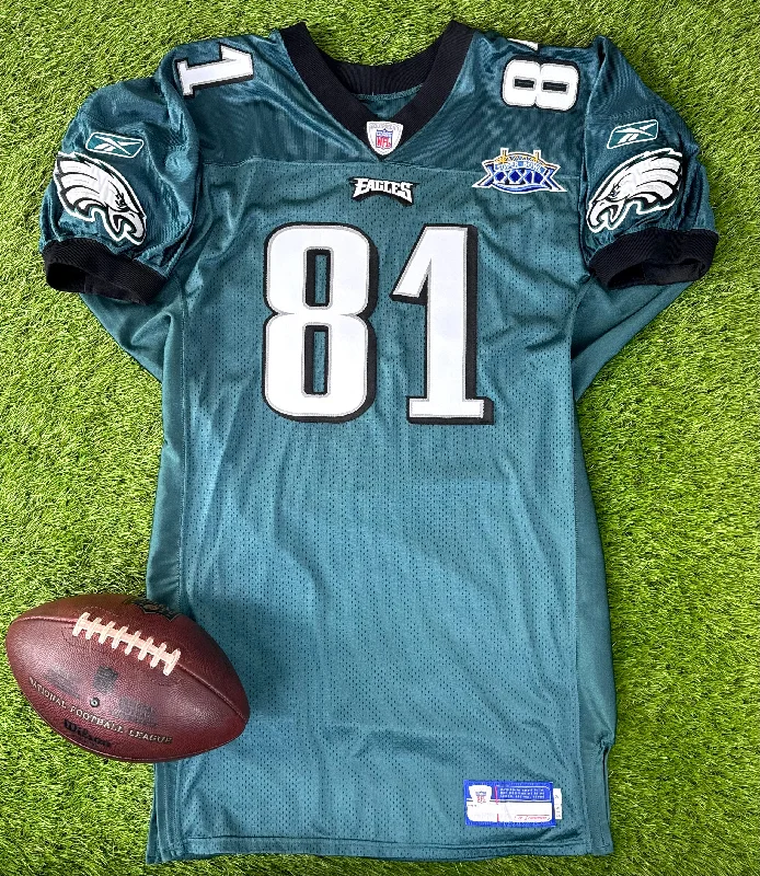 Philadelphia Eagles Terrell Owens 2004 Super Bowl XXXIX NFL Football Jersey (54/XXL)