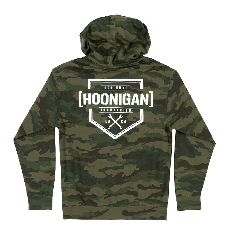 Hoonigan BRACKET X CAMO Zip Hoodie