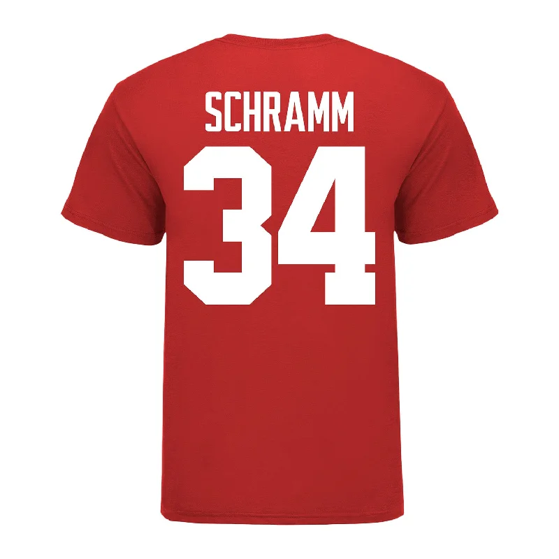 Ohio State Buckeyes Brennen Schramm #34 Student Athlete Football T-Shirt