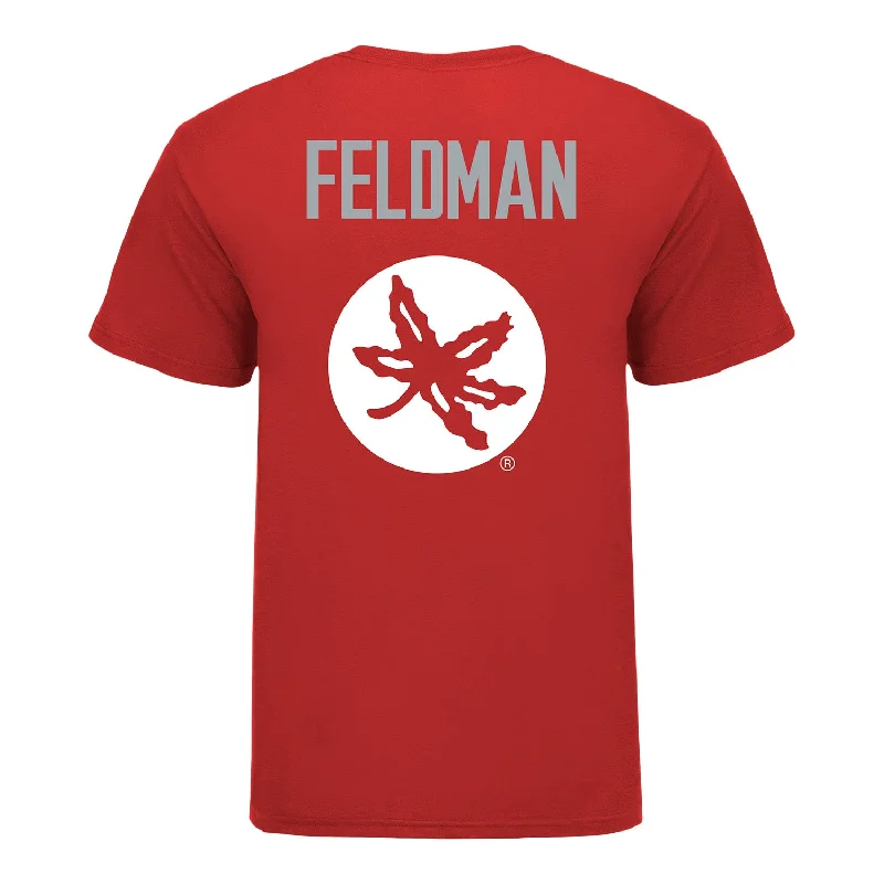 Ohio State Buckeyes Nick Feldman Student Athlete Wrestling T-Shirt