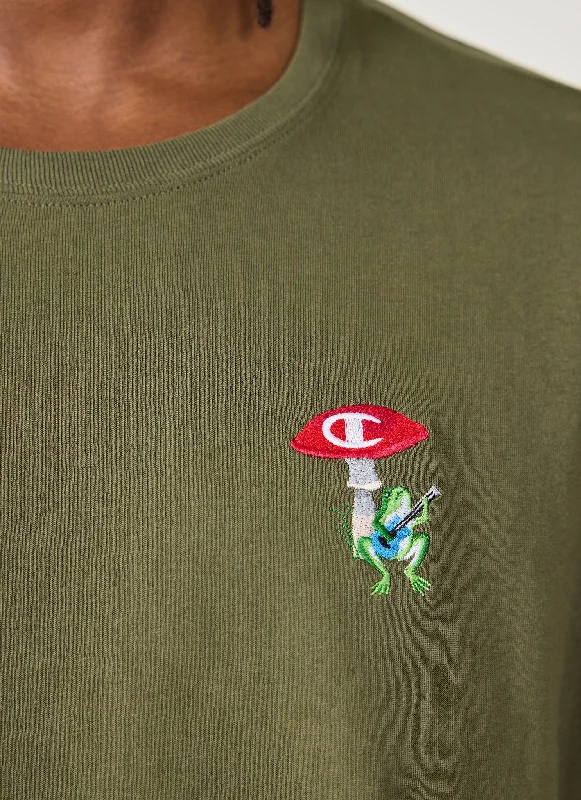 Shroom Frog Oversized T Shirt | Champion and Percival | Forest