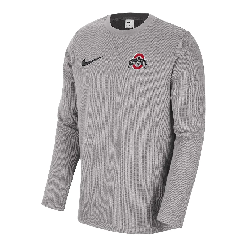 Ohio State Buckeyes Nike Team Issue Authentic Gray Long Sleeve