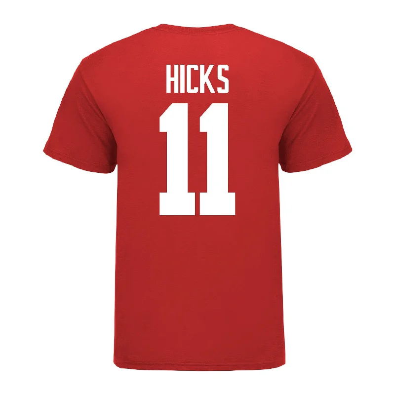 Ohio State Buckeyes C.J. Hicks #11 Student Athlete Football T-Shirt