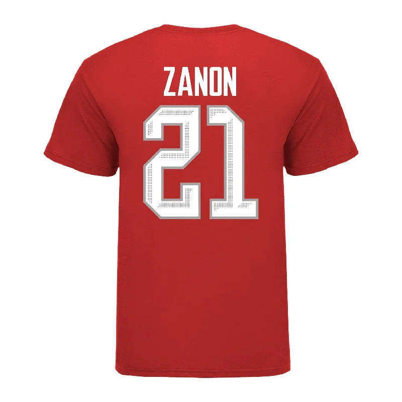 Ohio State Buckeyes #21 Kiara Zanon Student Athlete Women's Hockey T-Shirt