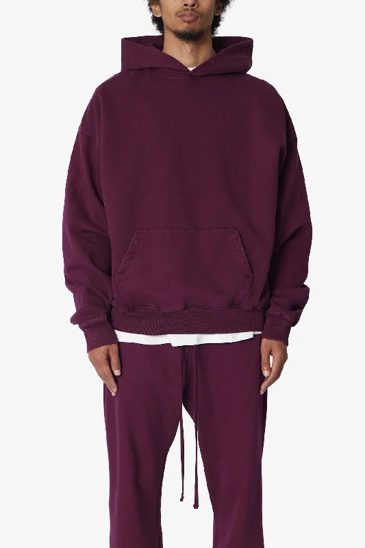 Heavy Every Day Hoodie - Burgundy