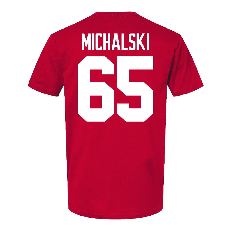 Ohio State Buckeyes Zen Michalski #65 Student Athlete Football T-Shirt