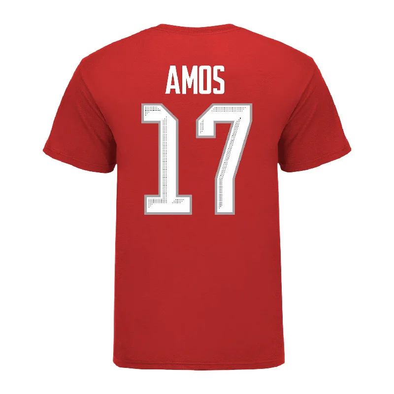 Ohio State Buckeyes #17 Jocelyn Amos Student Athlete Women's Hockey T-Shirt