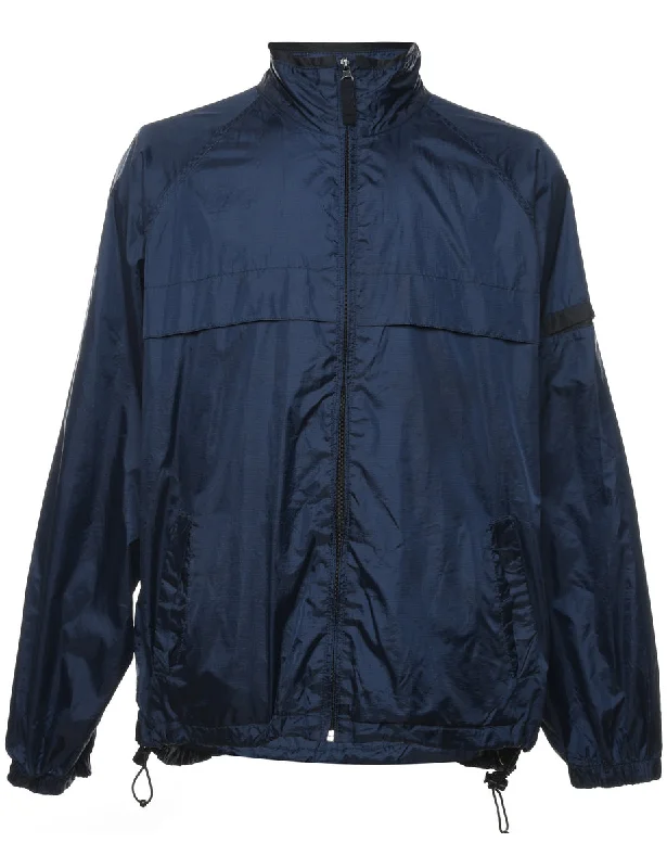 Navy Nylon Jacket - S