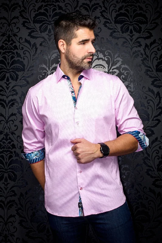 Au Noir Stretch Shirt | Dolto Pink Fuchsia