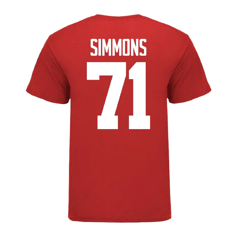 Ohio State Buckeyes Josh Simmons #71 Student Athlete Football T-Shirt