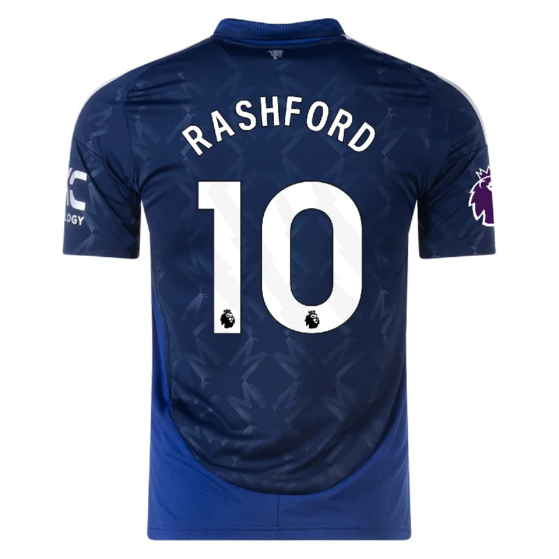 adidas Manchester United Marcus Rashford Away Jersey w/ EPL Patch 24/25 (Night Indigo)