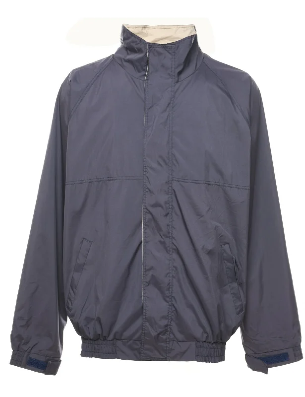 Navy Nylon Jacket - M