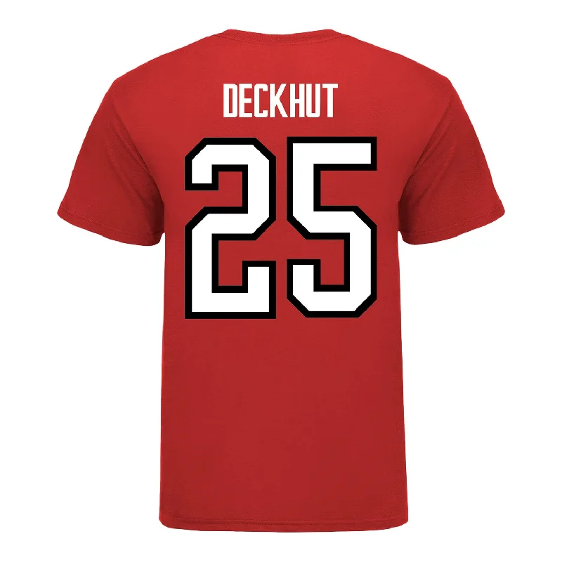 Ohio State Buckeyes Men's Hockey Student Athlete #25 Sam Deckhut T-Shirt