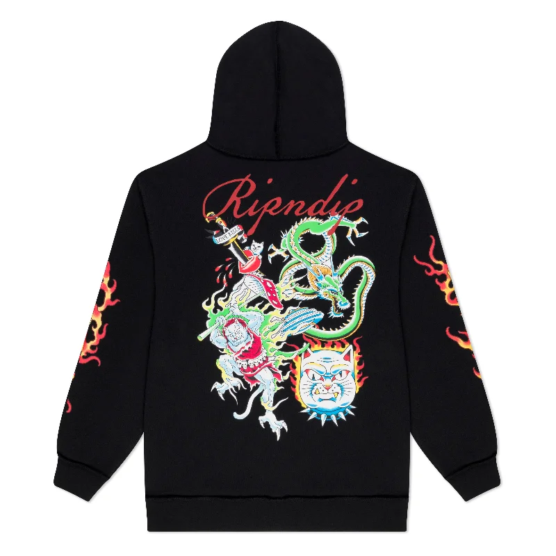 InkEd Zip-Up Hoodie (Black)