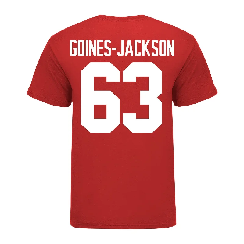 Ohio State Buckeyes Julian Goines-Jackson #63 Student Athlete Football T-Shirt