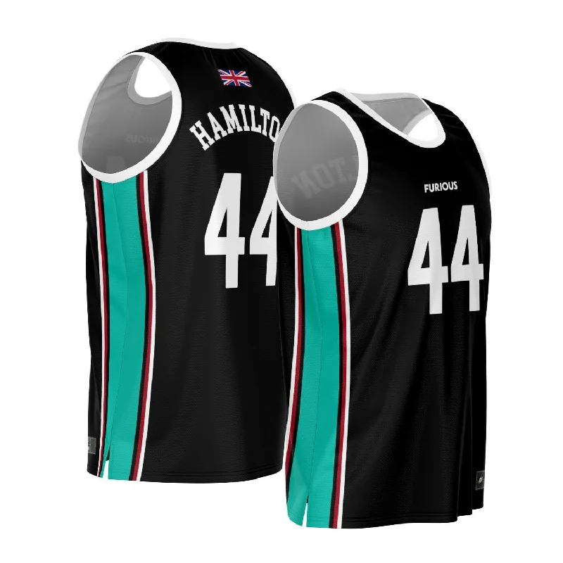 Hamilton - Black Downforce Edition Jersey