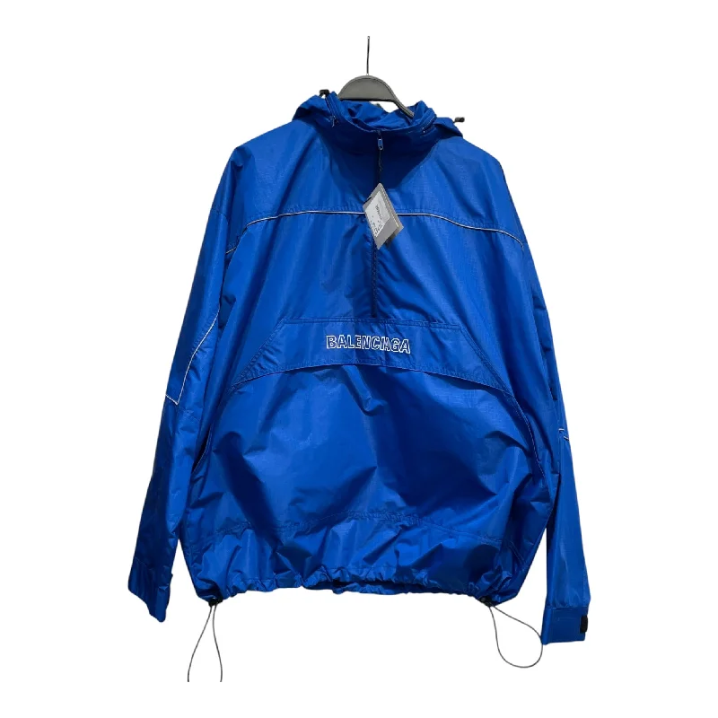 BALENCIAGA/Windbreaker/48/Nylon/BLU/BLOUSON/TECH RIPSTOP