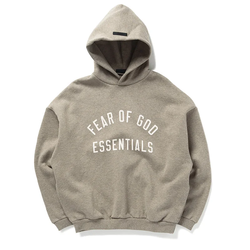 Fear Of God Essentials Fleece Hoodie - Heather Gray