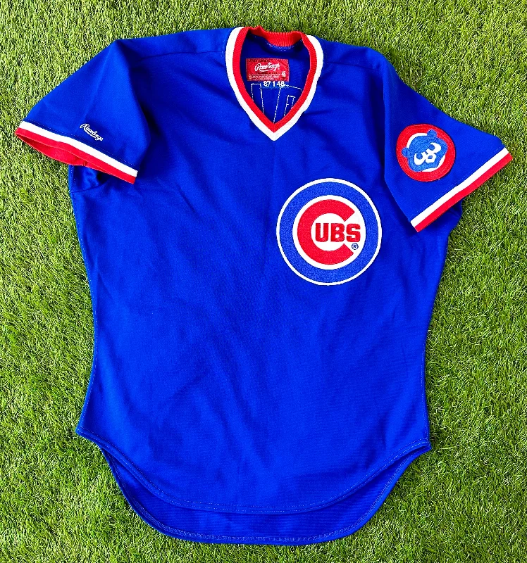 Chicago Cubs Dick Pole 1988 Game Worn MLB Baseball Jersey (46/Large)