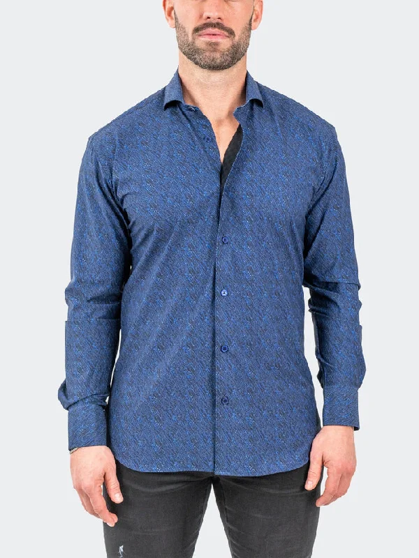 Maceoo Stretch Shirt | Einstein StretchDeepNight Navy