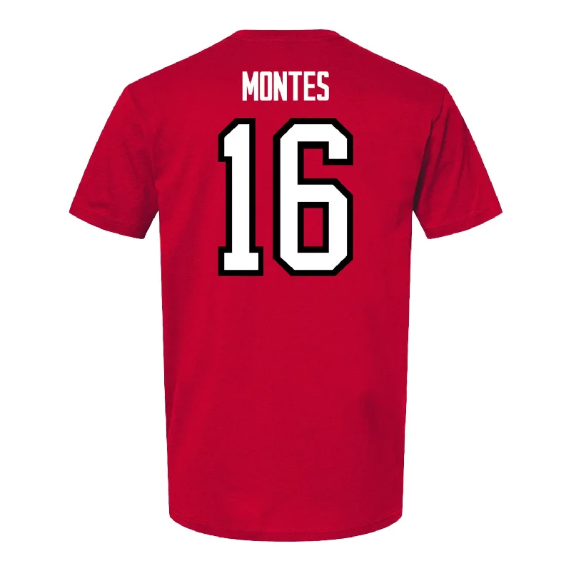 Ohio State Buckeyes Men's Hockey Student Athlete #17 Max Montes T-Shirt