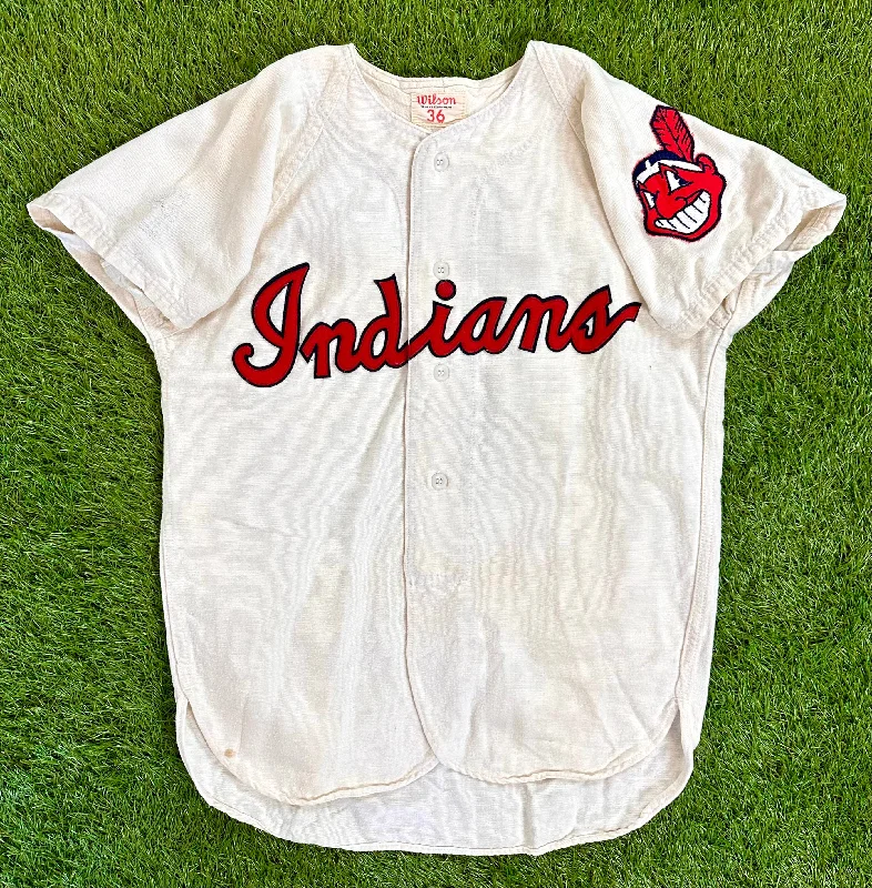 Cleveland Indians Larry Doby 1955 MLB Baseball Jersey (36/Small)