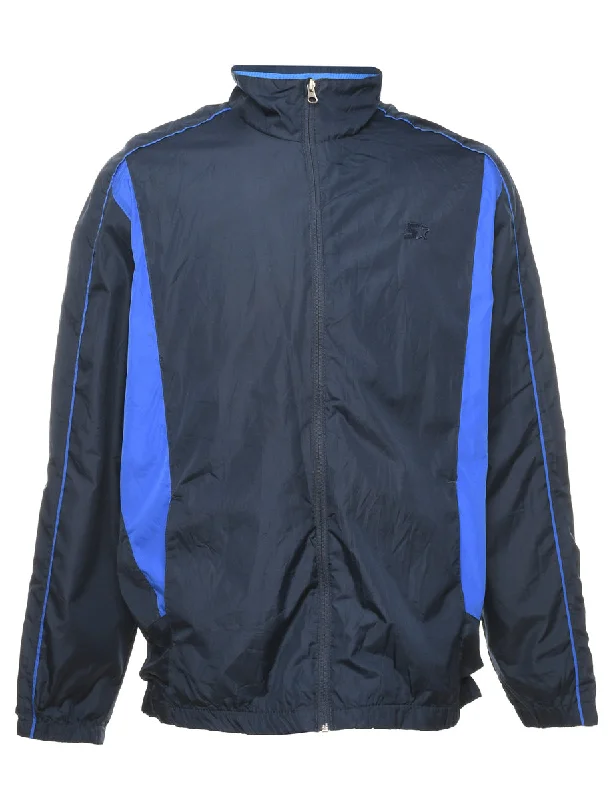 Navy & Blue Nylon Jacket - M