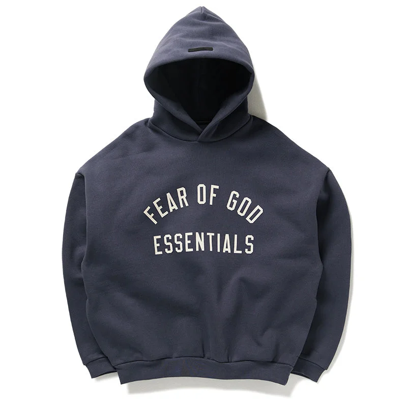 Fear Of God Essentials Fleece Hoodie - Marine