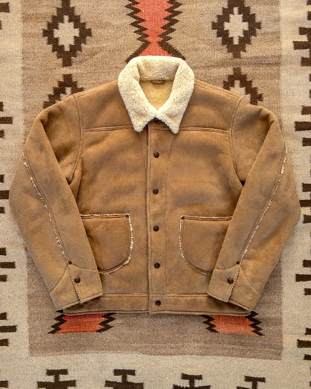 Suede Shearling Ranch Jacket - Oak