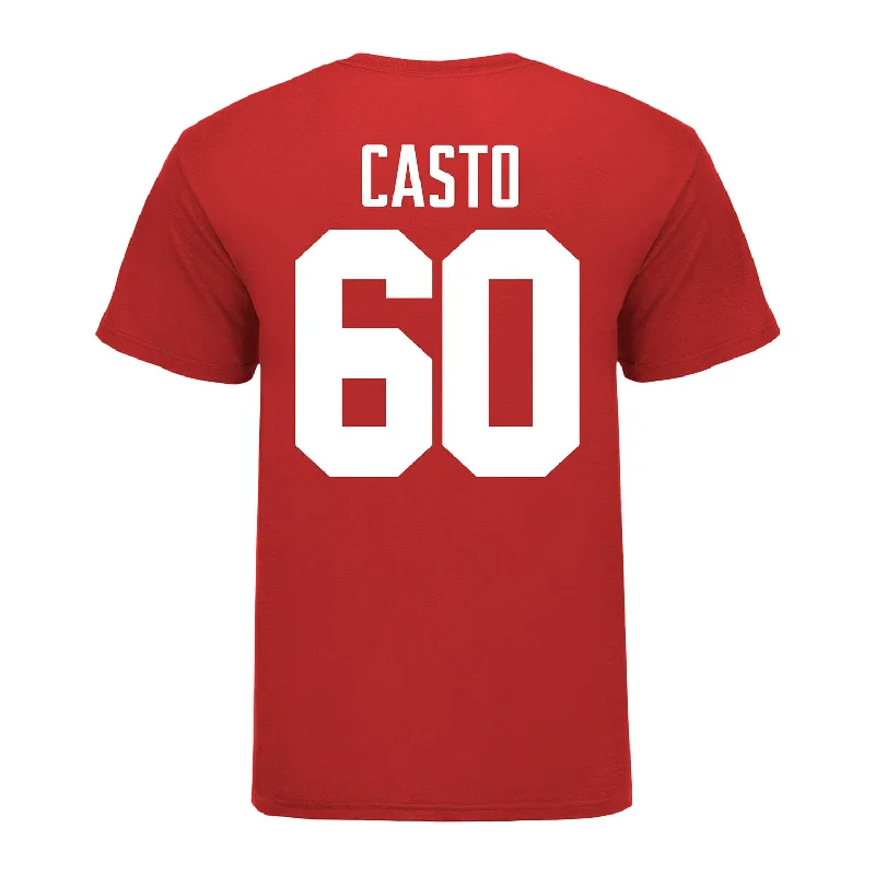 Ohio State Buckeyes Cade Casto #60 Student Athlete Football T-Shirt