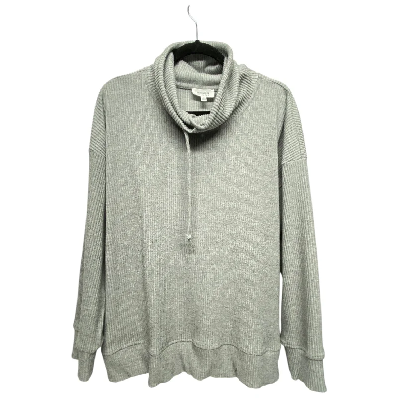 Sweatshirt Collar By Haven In Grey, Size: Xl