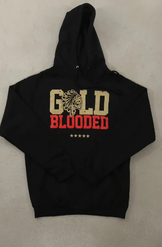 SAVS X Adapt :: Gold Blooded Chiefs (Men's Black/Red Hoody)