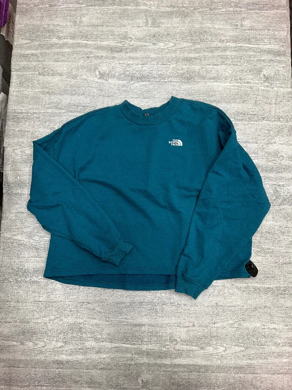 Sweatshirt Crewneck By The North Face In Aqua, Size: Xxl