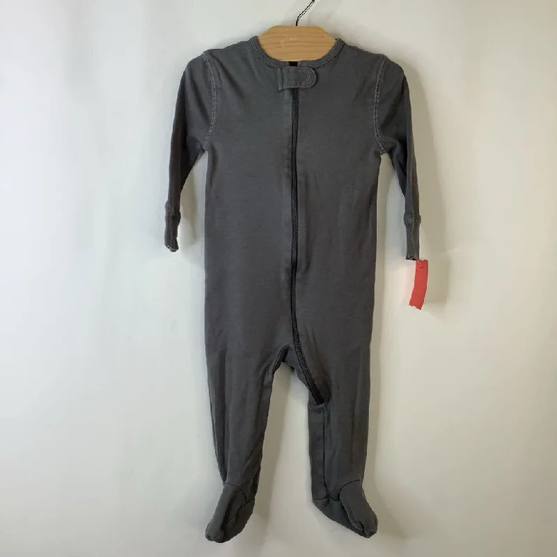 Size 9-12m: Primary Grey 1pc Footy PJs