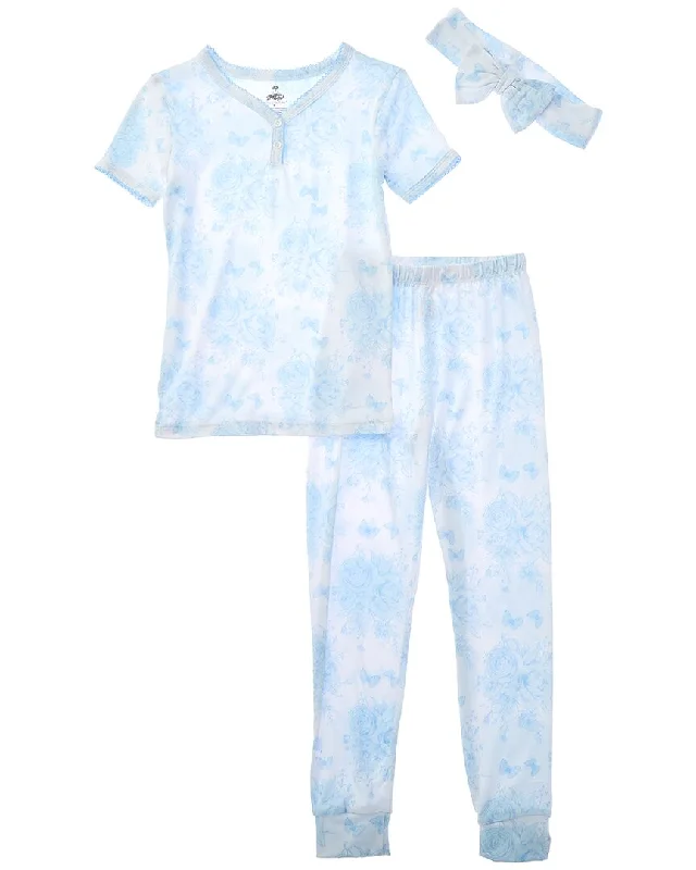 Tutu Couture En Pointe 3pc Pajama & Headband Set