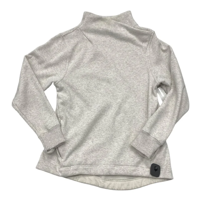 Athletic Sweatshirt Collar By Athleta In White, Size:M