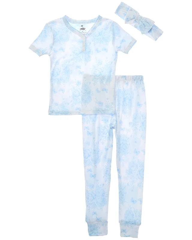 Tutu Couture En Pointe 3pc Pajama & Headband Set